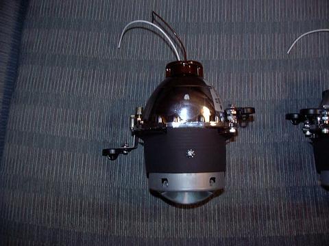 Overhead View of Left-Hand HID Projector
