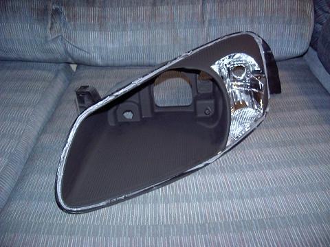 Right-Hand HID Headlamp Assembly, Partially Assembled
