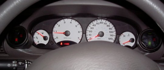 Air/Fuel Ratio Gauge Installation for Left-Hand and Right-Hand Cylinder Banks
