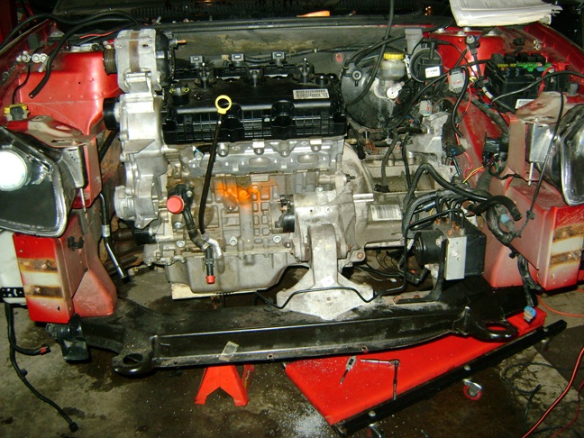 3.5L Bare Engine Installed
