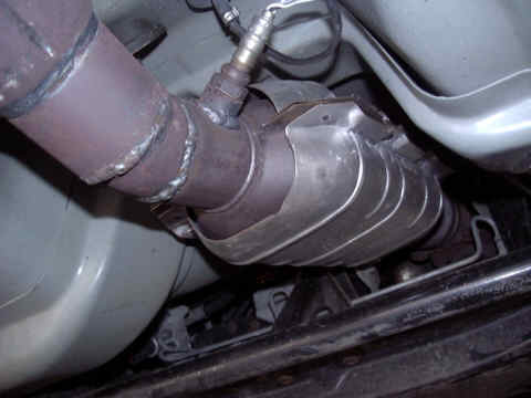 View of Dynomax High-Flow Catalytic Converter
