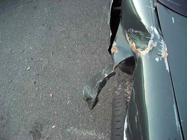 Overhead Close-Up of Right Front Fender
