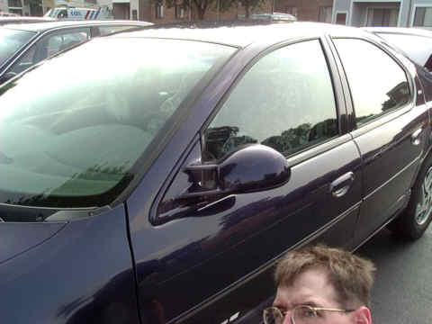 Painted Side-View Mirror Housing (with justDave's head)